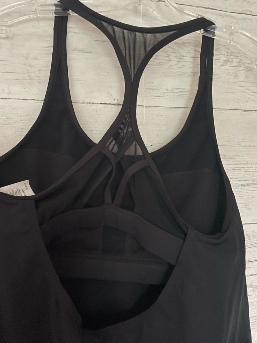 TYR high end Black Strappy Women's Tank Bra Top